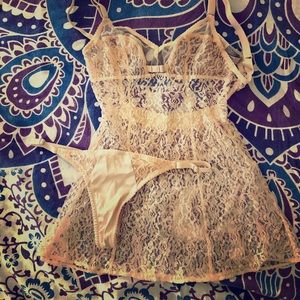 NWOT VIctorias Secret VS babydoll w/ panties